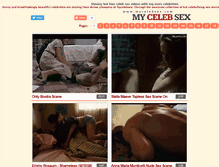 Tablet Screenshot of mycelebsex.com